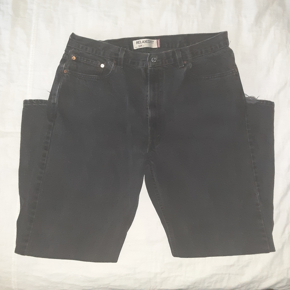 ⭐RelaxFit 550 Black Levi Jean Pants Size W40 L32⭐